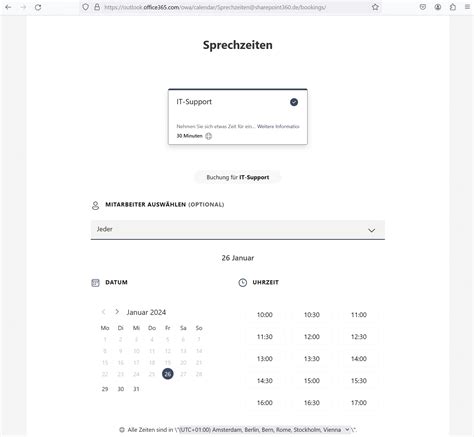 Teams Termine Erstellen Und Aussuchen Mit MS Bookings