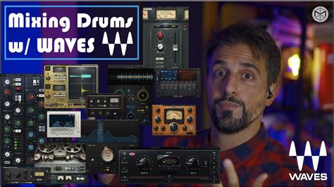 How To Mix Drums Start To Finish With Waves Plugins Youtube