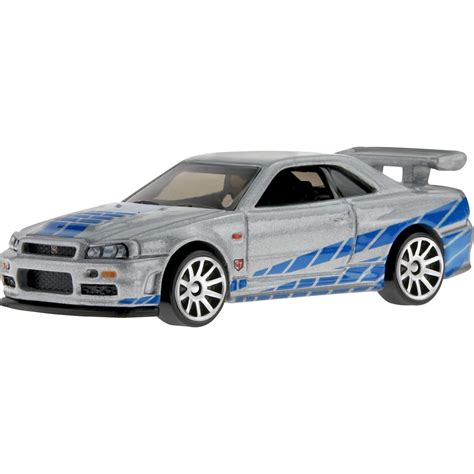 Mattel Hot Wheels Αυτοκινητάκια Ταινίες Fast And Furious Nissan Skyline Gt R Bnr34 HNR88