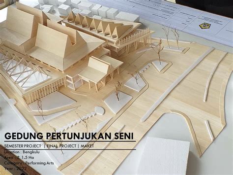Maket Gedung Pertunjukan Seni Mhd Irvan Elvandis Portfolio