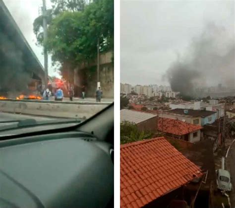 V Deo Protesto Bloqueia Pistas Na Marginal Tiet E Rodovia Castello