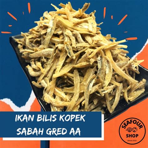 1KG IKAN BILIS KOPEK SABAH GRED AA ORIGINAL DAN MURAH Shopee Malaysia