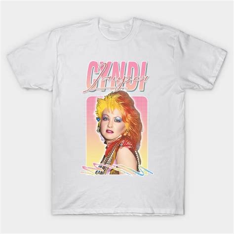 Cyndi Lauper Original 80s Vintage Style Design Cyndi Lauper T