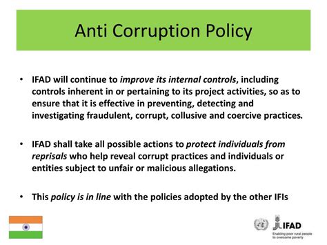 Free Anti Corruption Policy Template