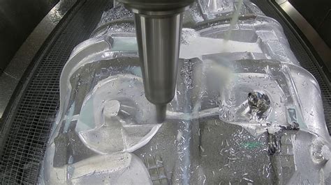 Cnc Machining Of Aluminum Casting Youtube