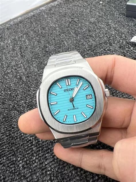 Seiko Mod Tiffany Blue Patek Philippe Nautilus Luxury Watches On