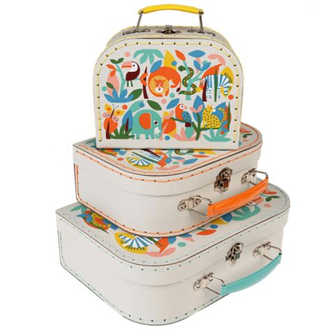 ﻿wild Wonders Pattern Cases Set Of 3 ﻿rex London