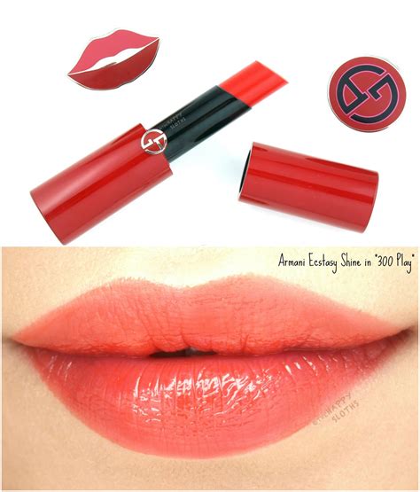 Giorgio Armani Beauty | *NEW* Ecstasy Shine Lipsticks: Review and Swatches | The Happy Sloths ...