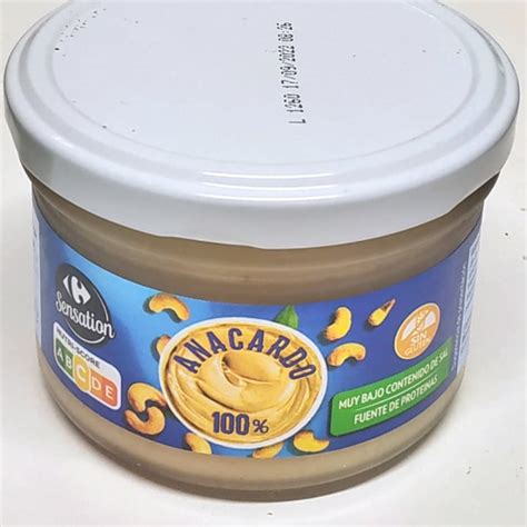 Carrefour Sensation Crema De Anacardos Review Abillion