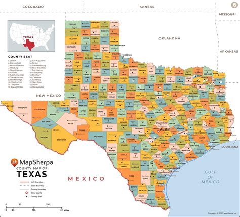 Special Purpose Map Of Texas