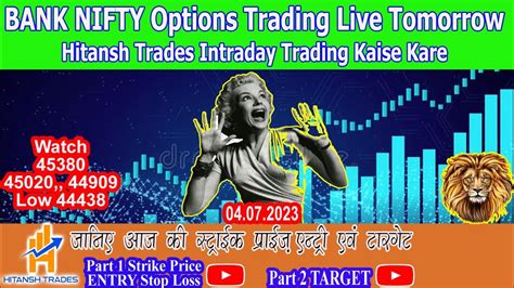 BANK NIFTY Options Trading Live Tomorrow Hitansh Trades