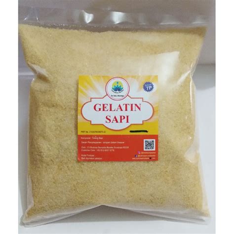 Jual Gelatin Sapi Halal Gelatin Halus Gelatin Halal Gelatin Masker 500