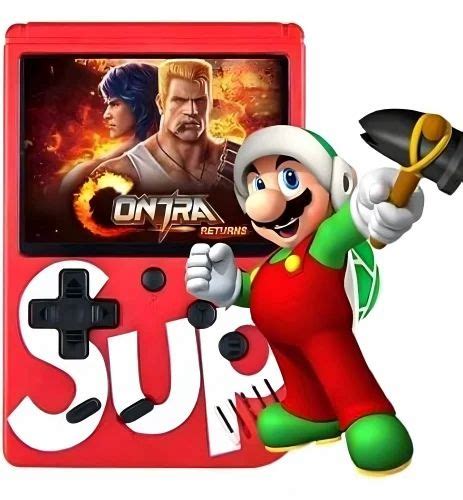 2023 New Edition Video Game for Kids, Handheld Sup 400 in 1 Mario ...