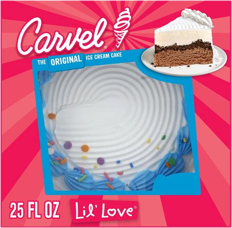 Carvel Lil Love Ice Cream Cake Chocolate And Vanilla Ice Cream And