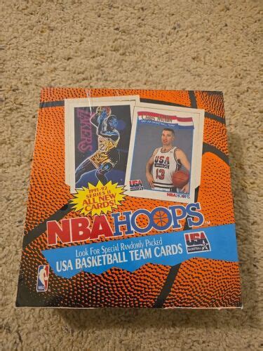 Nba Hoops Series W Usa Cards New Sealed Rack Pack Box Ebay