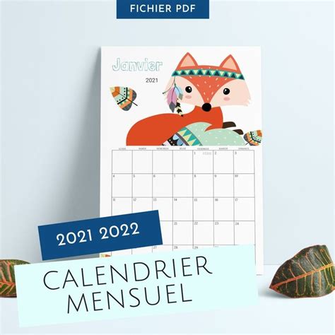 Calendrier 2023 2024 Calendrier 2023 à imprimer Etsy France