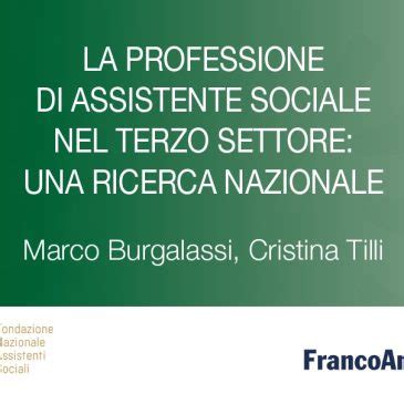 Pubblicazioni Fondazione Nazionale Assistenti Sociali