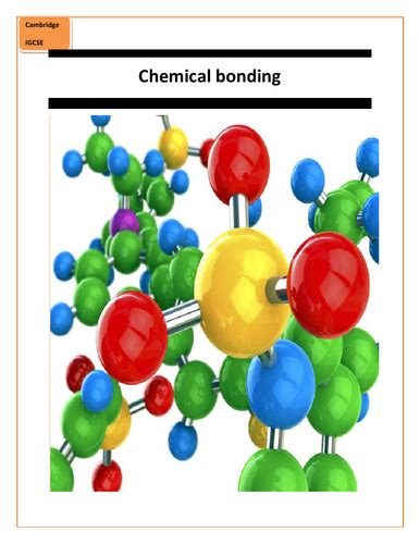 Chemical Bonding Teaching Resources