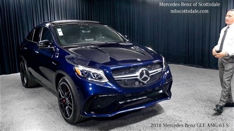 Loaded Lunar Blue Metallic 2018 Mercedes Benz Gle Amg® 63 S Coupe