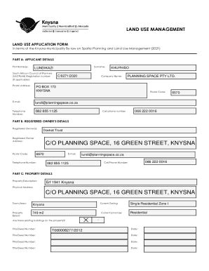 Fillable Online Spatial Planning And Land Use Management White Paper