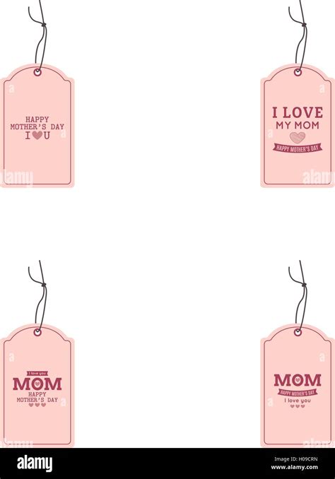 Mother Day labels Stock Vector Image & Art - Alamy