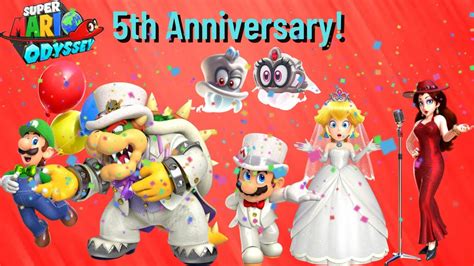 Happy 5th Anniversary Super Mario Odyssey Youtube