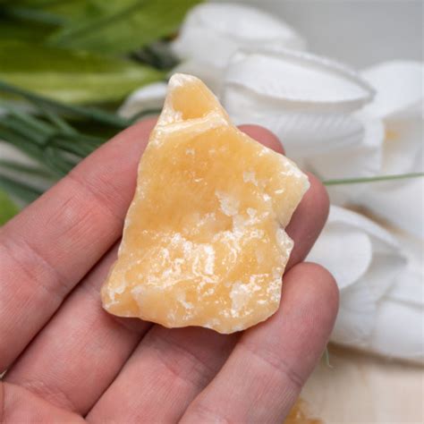 Small Raw Orange Calcite The Crystal Council