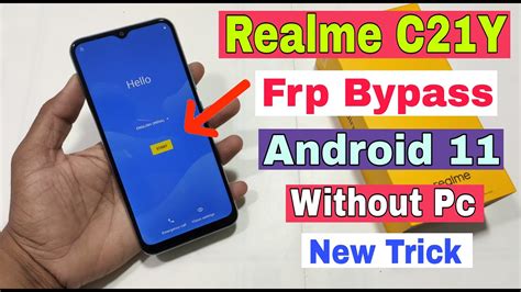 Realme C21Y FRP Bypass Android 11 RMX3261 RMX3263 Google Account