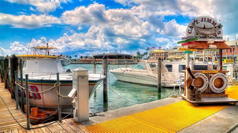 Beautiful Colorful Harbor Marina Hd Desktop Wallpaper Widescreen