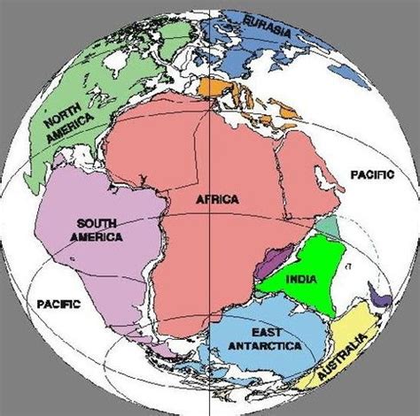 The Earth With Different Countries On It And Names In Each Country