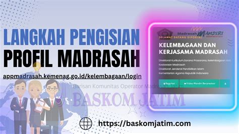 Langkah Langkah Pengisian Profil Madrasah Panduan Praktis Barisan