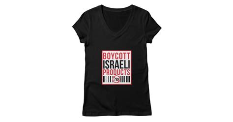Boycott Israeli Products Boycott Israel Brands 729 Barcode Womens V