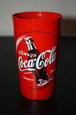 Coca Cola Becher Liter Always Immer Toujours Rot Und Plastik