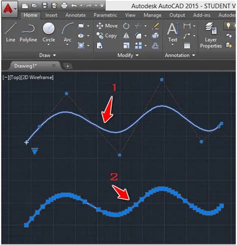 Autocad Tutorial Convert Spline To Polyline Tutorial