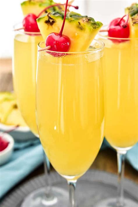 Pineapple Upside Down Mimosas Lemon Tree Dwelling