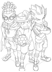 Coloriage de Inazuma Eleven à imprimer Coloriages d Inazuma Eleven à