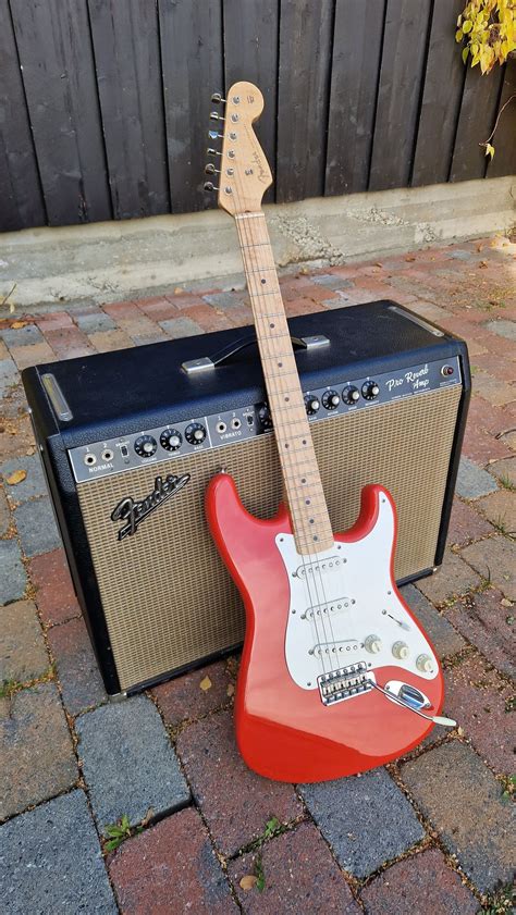 The Search For Fenders Fiesta Red Stratocaster Premier Guitar