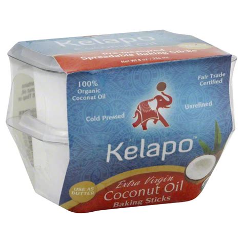 Kelapo Extra Virgin Spreadable Coconut Oil Baking Sticks Shop Dressing Oil And Vinegar At H E B