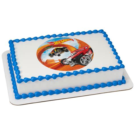 Hot Wheels Edible Cake Topper Hot Wheels Cake Hot Wheels Cake Topper Hot Wheels Oreos