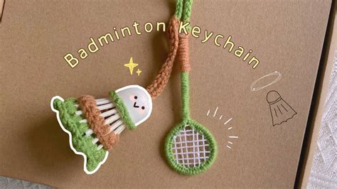 Crochet Suttlecock Keychain 🏸| Badminton Amigurumi| ☁️Móc Khoá Cầu Lông ...