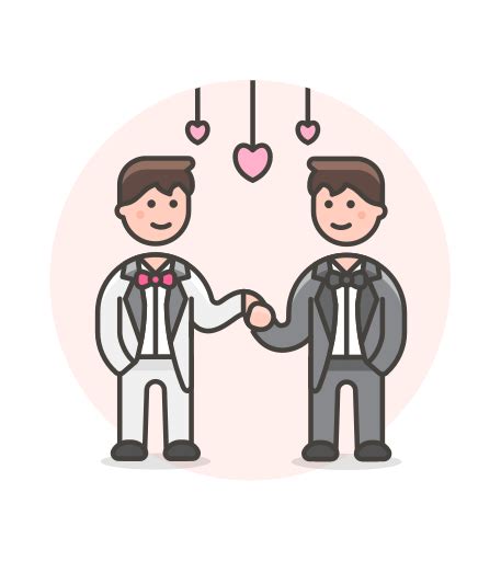 Icono Danza Gay De La Boda En Lgbt Illustrations