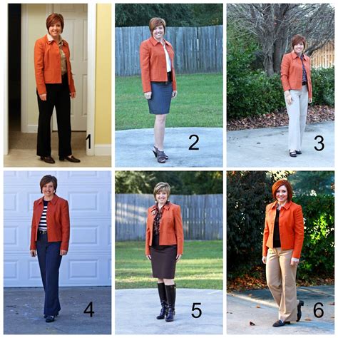 Savvy Southern Chic Rust Blazer Six Ways Sweaters Women Fashion