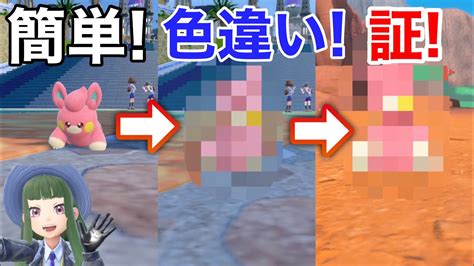 ポケモンSV大量発生を利用して簡単に証持ち色違いを狙おう YouTube