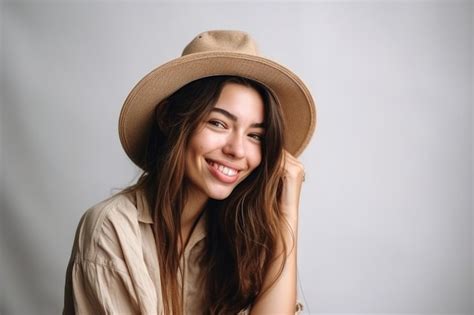 Belleza De Moda Y Retrato De Mujer En Estudio Con Ropa Casual De Cordel