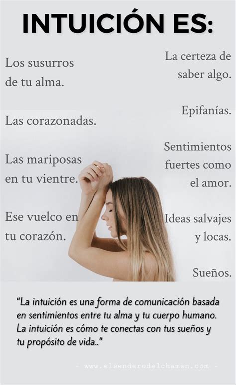 La Intuición Intuicion Frases Espirituales Espiritualidad