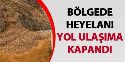 Artvinde heyelan Yol ulaşıma kapandı Trabzon Haber Haber61