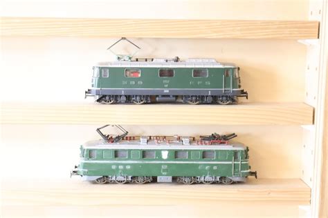 HAG Doppelpack SBB Re 4 4 Märklin Ae 6 6 E Loks H0 Kaufen auf Ricardo