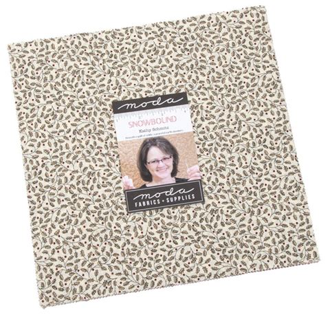 Snowbound 10 Layer Cake Kathy Schmitz Fabric Precut Squares Quilting