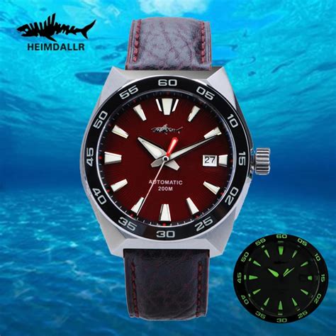 HEIMDALLR Monster Reloj De Buceo Para Hombre Cron Grafo Deportivo