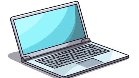 Cartoon Laptop Computer Icon Isolated Vector Illustration | Premium AI ...